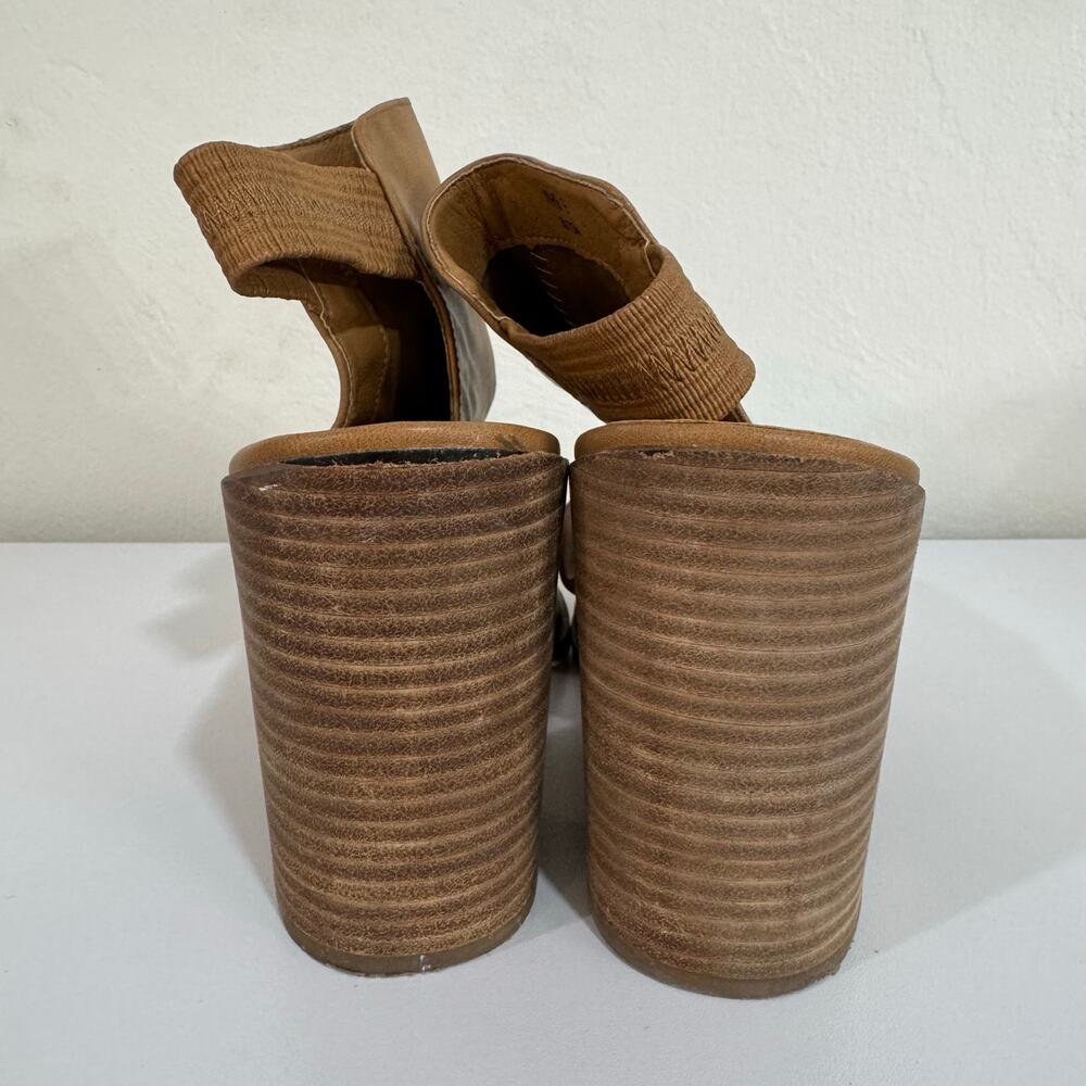 Report Suede Booties Black Open Toe Size 9 - image 4